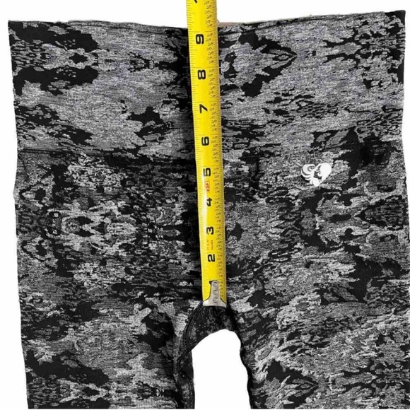 Women’s Best Seamless High Rise Leggings Small Gray Black - Picture 8 of 10